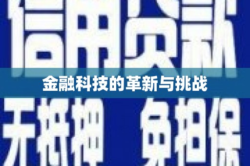 保税区金融科技的革新与挑战