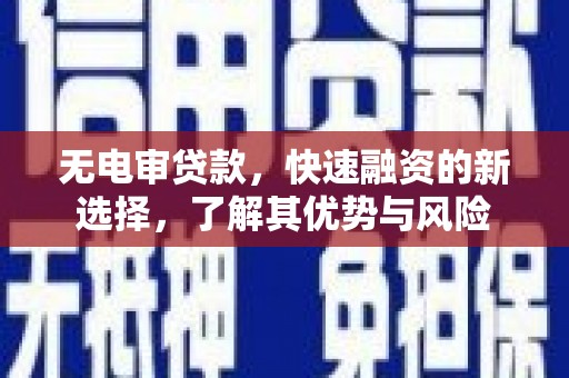 保税区无电审贷款，快速融资的新选择，了解其优势与风险
