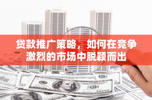 保税区贷款推广策略，如何在竞争激烈的市场中脱颖而出