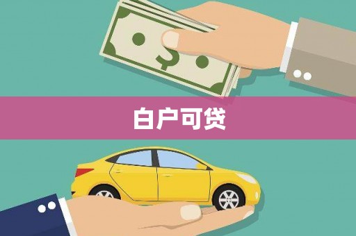 保税区白户可贷