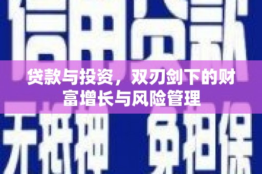 保税区贷款与投资，双刃剑下的财富增长与风险管理