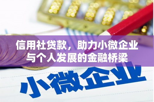保税区信用社贷款，助力小微企业与个人发展的金融桥梁