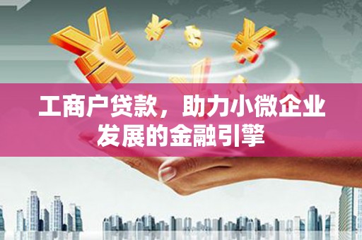 保税区工商户贷款，助力小微企业发展的金融引擎