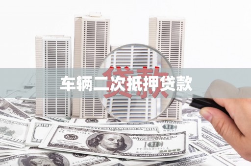 保税区车辆二次抵押贷款