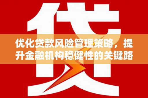 保税区优化贷款风险管理策略，提升金融机构稳健性的关键路径