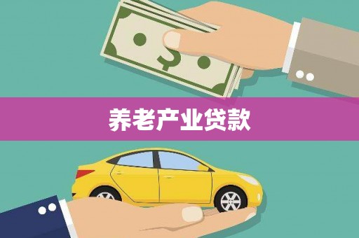保税区养老产业贷款