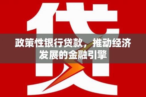 保税区政策性银行贷款，推动经济发展的金融引擎