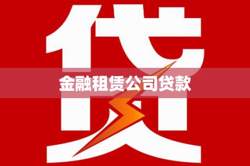 保税区金融租赁公司贷款