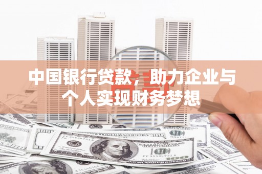 保税区中国银行贷款，助力企业与个人实现财务梦想