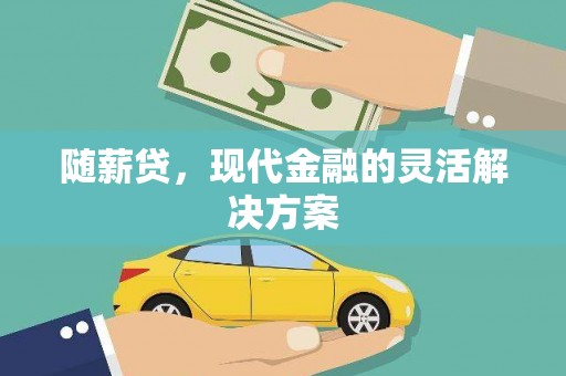 保税区随薪贷，现代金融的灵活解决方案
