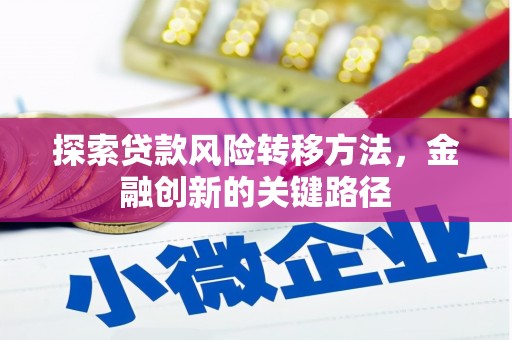 保税区探索贷款风险转移方法，金融创新的关键路径