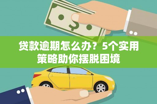 保税区贷款逾期怎么办？5个实用策略助你摆脱困境