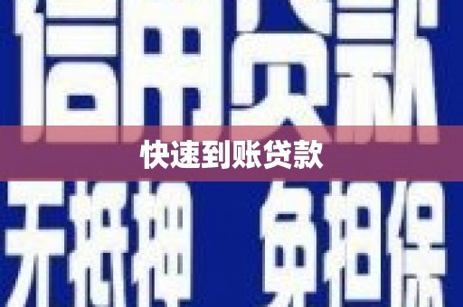 保税区快速到账贷款