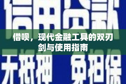 保税区借呗，现代金融工具的双刃剑与使用指南