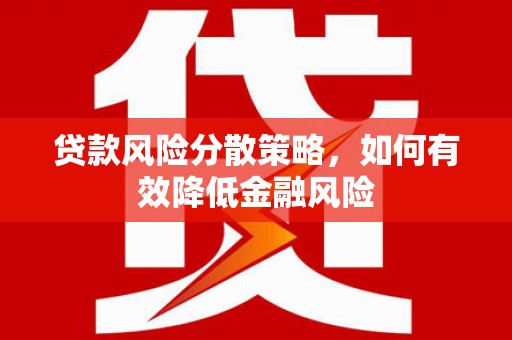 保税区贷款风险分散策略，如何有效降低金融风险