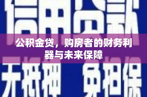 保税区公积金贷，购房者的财务利器与未来保障