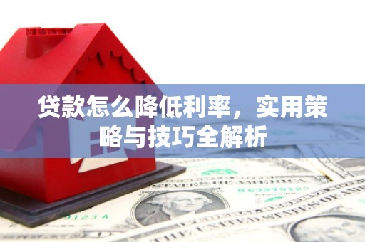 保税区贷款怎么降低利率，实用策略与技巧全解析