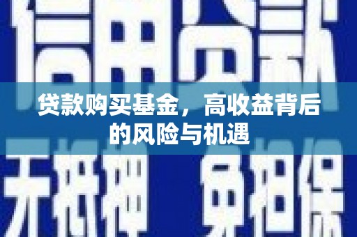 保税区贷款购买基金，高收益背后的风险与机遇