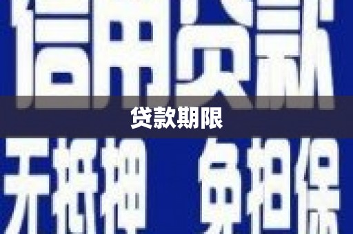 保税区贷款期限