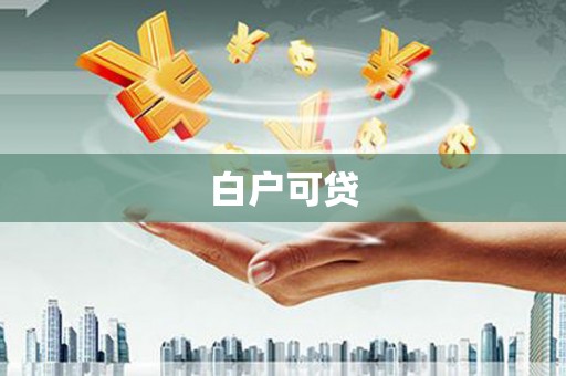 保税区白户可贷