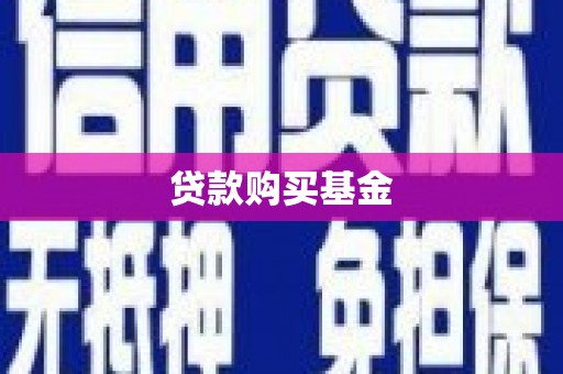 保税区贷款购买基金