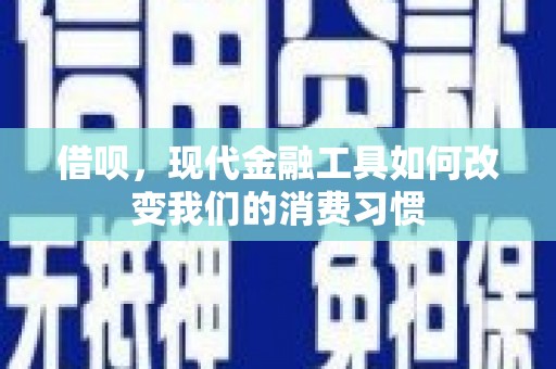 保税区借呗，现代金融工具如何改变我们的消费习惯