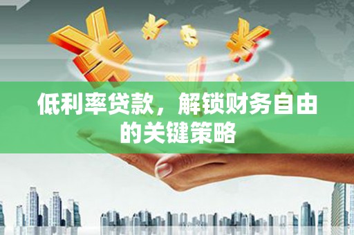 保税区低利率贷款，解锁财务自由的关键策略
