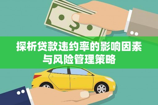 保税区探析贷款违约率的影响因素与风险管理策略