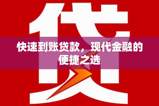 保税区快速到账贷款，现代金融的便捷之选