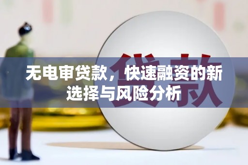 保税区无电审贷款，快速融资的新选择与风险分析