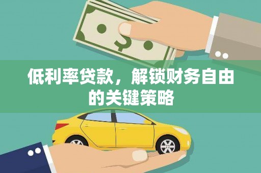 保税区低利率贷款，解锁财务自由的关键策略