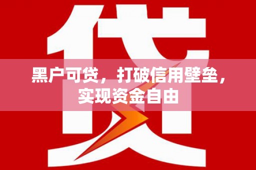 保税区黑户可贷，打破信用壁垒，实现资金自由