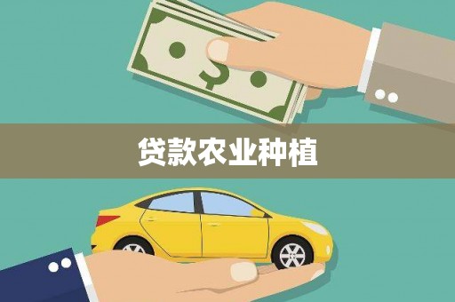 保税区贷款农业种植