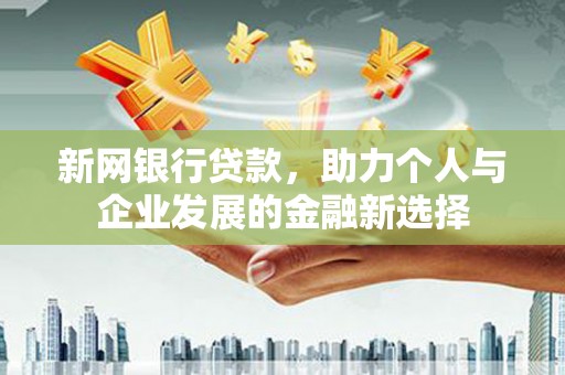 保税区新网银行贷款，助力个人与企业发展的金融新选择