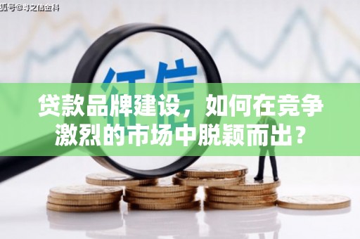 保税区贷款品牌建设，如何在竞争激烈的市场中脱颖而出？