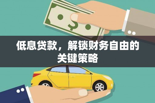 保税区低息贷款，解锁财务自由的关键策略