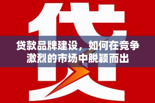 保税区贷款品牌建设，如何在竞争激烈的市场中脱颖而出