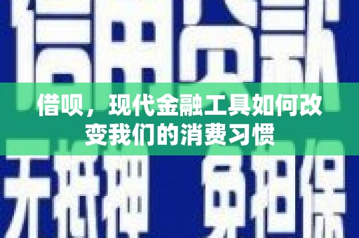 保税区借呗，现代金融工具如何改变我们的消费习惯