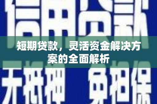 保税区短期贷款，灵活资金解决方案的全面解析