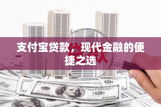 保税区支付宝贷款，现代金融的便捷之选