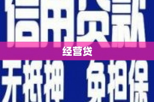 保税区经营贷
