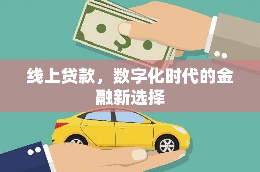 保税区线上贷款，数字化时代的金融新选择