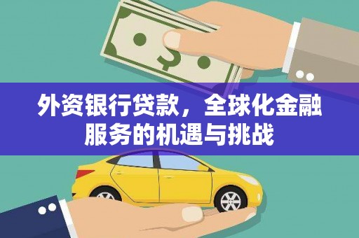 保税区外资银行贷款，全球化金融服务的机遇与挑战