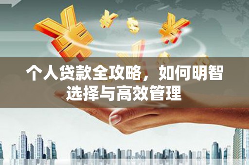 保税区个人贷款全攻略，如何明智选择与高效管理