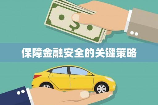 保税区保障金融安全的关键策略