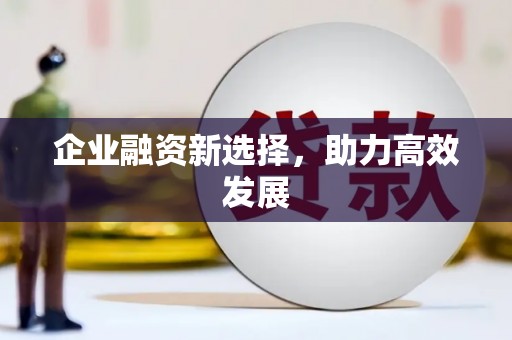 保税区企业融资新选择，助力高效发展